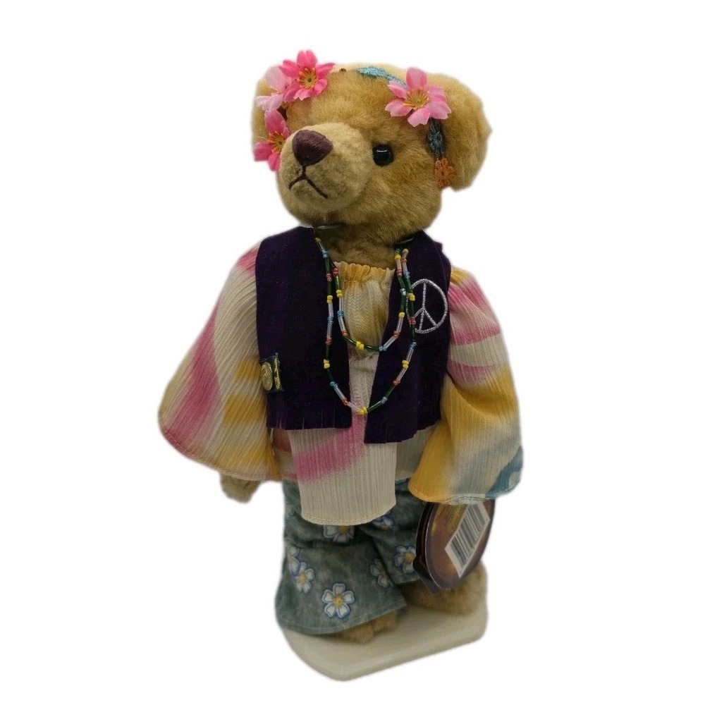 Hippie Ivy 1960's Peace Pickford Bears 20th Century Brass Button Bear NEW